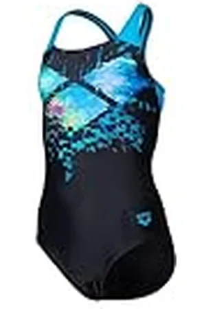 Arena Bañador con Forro Delantero Feel para niña, Multi Pixels Swim Pro Back