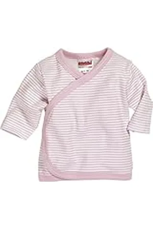 Playshoes Schnizler Batwing Shirt Long Sleeve Stripes Camisa, White/Lightpink, 44 Unisex niños