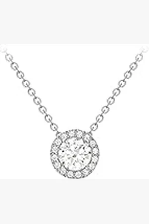 Amazon Collar de de 9 Quilates con Halo de Circonitas Cúbicas (previamente Amazon Collection)