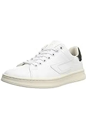 Diesel S-Athene Low W Sneakers, Zapatillas Mujer, White/Black, 40 EU