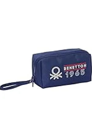 Safta M050, Benetton Varsity-Portatodo Cuadrado Grande, Infantil, Estuche Niño, Ideal Edad Escolar, Cómodo y Versátil, Calidad y Resistencia, 22x10x10 cm, Color Unisex niños, Estándar