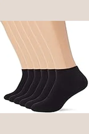 Dim Calcetines Algodón Comfort Hombre x6, Negro, 39-42