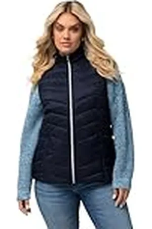 Ulla Popken Grs Hyprar-Chaleco Acolchado Impermeable, , 50-52 para Mujer