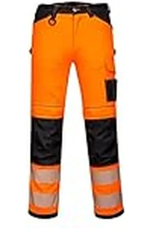 Portwest PW340 Pantalones de trabajo Hi Vis PW3 para hombre , 36