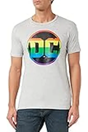 DC Comics Originals Medcomits001_gm Camiseta, Gris Melange, M para Hombre