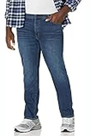 Amazon Pantalón Vaquero Elástico de Ajuste Ceñido Hombre, , 30W / 32L