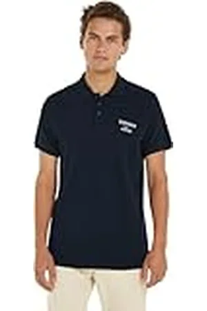 Tommy Hilfiger Polo de manga corta Hombre Tjm Slim Corp Polo Corte normal, Blau (Azul), L