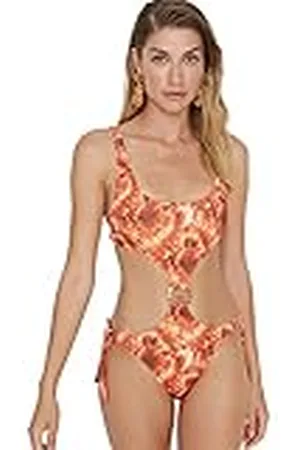 Trendyol Women Batik Print Woven Swimsuit Traje de baño, , 64 para Mujer