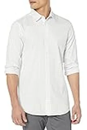 Amazon Camisa de Vestir, Elástica, Manga Larga, en Tallada Hombre, , S