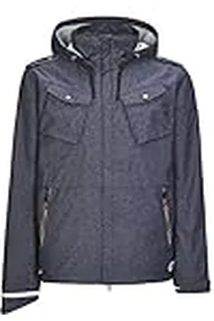 G.I.G.A. DX by killtec Jaaku Chaqueta Funcional Casual con Capucha Desmontable, Hombre, Denim Oscuro, 4XL
