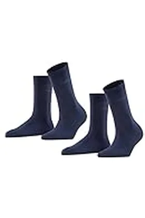 ESPRIT Uni Multipack W So algodón lisos 2 pares, Calcetines Mujer, , 39-42