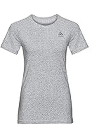 Odlo Millennium Linencool Pro Bl Top Crew Neck - Camiseta para Mujer, Color y Plateado, Mujer, Camisetas., 312691-15700, , Medium