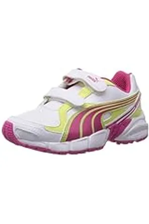PUMA Axis 2 SL V Jr, Zapatillas de Deporte Exterior niño, Blanco-Blanc (White/Beetroot Purple/Lime), 30