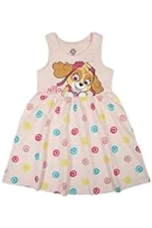Disney PAW PATROL, Conjunto de 2 piezas, Camiseta + Pantalones cortos, Niños, (2 a 8 años), Mixto, Niño, Niña, Suave, Lindo, Cálido, Camiseta, Pantalones cortos, Modelo PAW 52232976 S2-6A, ROSE