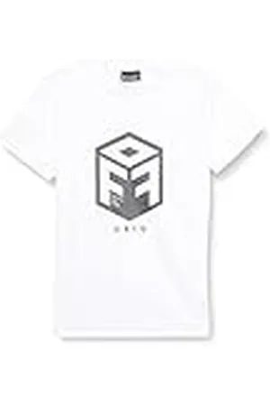 Hummel Hmloffgrid - Camiseta de algodón Unisex para niños