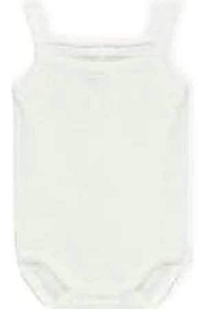 BABIDU Body Bebé Tirantes Finos Algodón 100%, Diseño Calado de Corazones, Body Bebé Suave y Transpirable, Ideal para Recién Nacido, Primera Puesta, Ropa Bebé Niño y Niña Unisex, Cómodo para Uso Diario