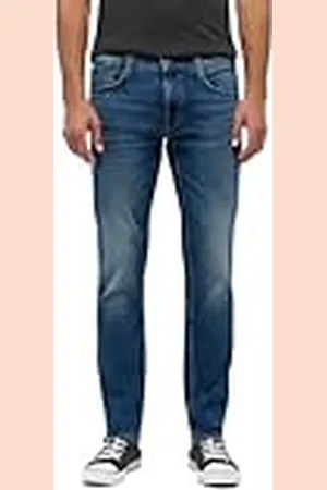 Mustang Estilo Oregon Slim Jeans, Azul Medio, 33W / 32L Hombres