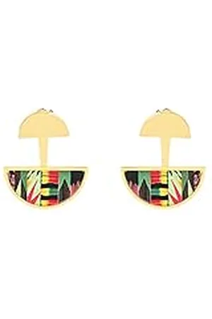 Christian Lacroix XF31006LD - Pendientes de latón Chapado en Oro y Brillantes para Mujer, diseño