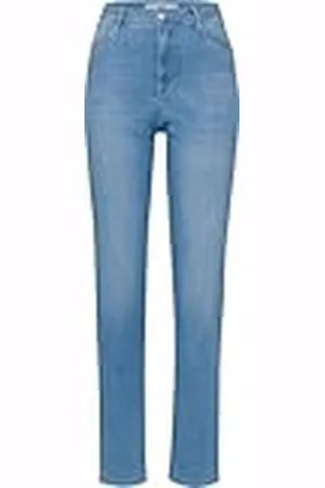 Brax Estilo Mary Blue Planet Be Nature Jeans, Color Azul Claro, 26W x 34L para Mujer