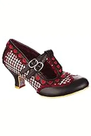 Irregular Choice Serendipia, Oxford Mujer, Bordo Negro, 43 EU