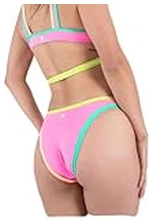 Hurley Around The Block Cheeky Scoop Bottom Bragas de Bikini, , L para Mujer