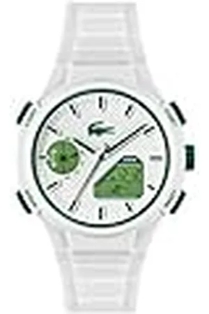 Lacoste Reloj de Cuarzo Multifuncional Analógico-Digital para hombre Colección LC33 Collection con Correa en silicona