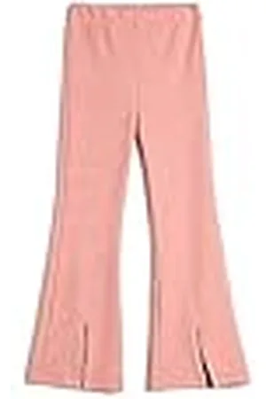 Koton Flare Trousers Ribbed Slit Detail Elastic Waistband Calzoncillos, , 7 Años de niñas