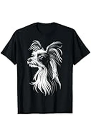 DogtastiQ Diseño de perro con cresta china, arte para mascotas, crestado chino Camiseta