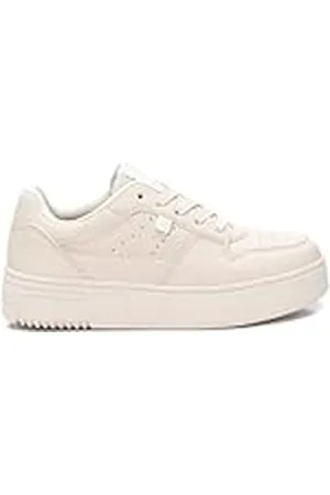 Xti Zapatilla Mujer Beige - Calzado Cómodo y Versátil - Moda Casual - Modelo 14326203 (Talla 36)