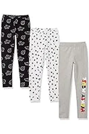 Amazon Disney | Marvel | Star Wars | Frozen | Princess Leggings Niña, Pack de 3, , 2 años