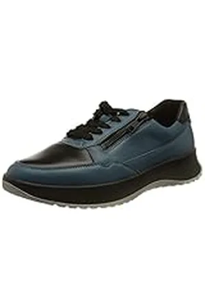 Berkemann Tecla, Zapatillas Mujer, Petrol/Schwarz, 36 1/3 EU