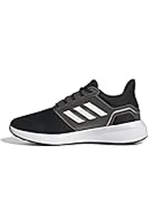 adidas EQ19 Run Shoes, Zapatillas para Correr Mujer, Core Black/Cloud White/Silver, 36 EU