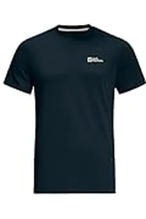 Jack Wolfskin Essential T M Camiseta, Azul Marino, L para Hombre