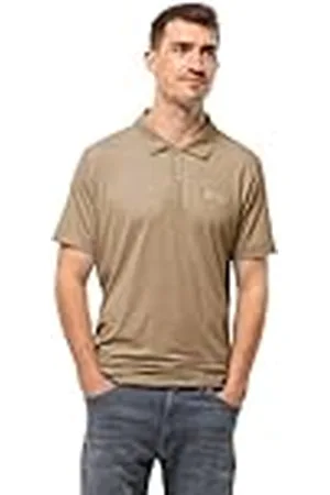 Jack Wolfskin Polo de Viaje M Camiseta, , S para Hombre