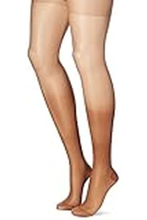 Dim Panty De Compresión Piernas Incansables - Perfect Contention Transparente 25D Mujer x1, Beige, L
