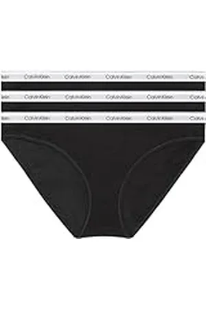 Calvin Klein Mujer Pack de 3 Slips Forma de Bikini Algodón con Stretch, , XL