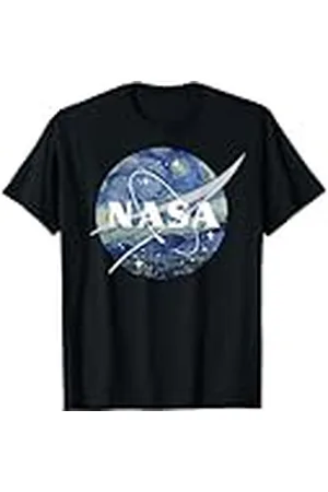 Nasa Starry Night Classic Chevron Logo Graphic Camiseta Camiseta