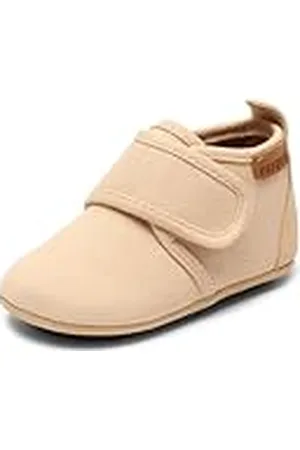 Bisgaard Baby Cotton, Zapatillas de Estar Por Casa Unisex Niños, Beige (Creme), 19 EU