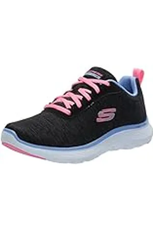 Skechers Flex Appeal 5.0, Zapatillas de Deporte Mujer, Bkmt Negro Multi, 39 EU Ancho