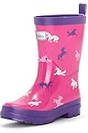 Hatley Regenstiefel Printed Wellington Rain Boot, Botas de Lluvia Bebé-Niñas, Einhörner-Unicorn Silhouettes, 20 EU