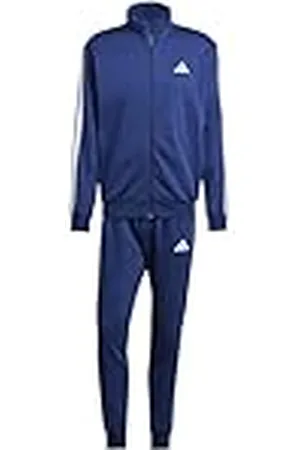 adidas Hombre SPORTSWEAR BASIC 3 STRIPES FLEECE TRACKSUIT, , XXL