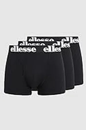 Ellesse Hali Trunks Calzoncillos, Hombre, Black, 3XL