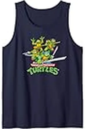 Teenage Mutant Ninja Turtles TMNT Retro Videojuego Leo & Co Camiseta sin Mangas