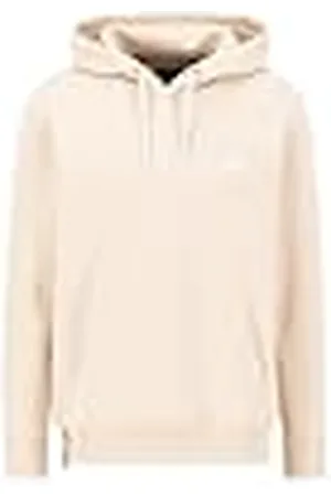 Alpha Industries Basic Small Logo Sudadera, Blanco (Jet Stream White-578), L para Hombre