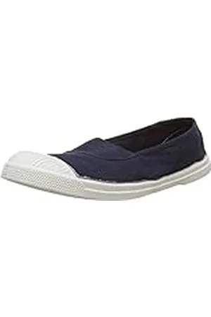Bensimon Tennis Elastique Femme, Zapatillas Mujer, Azul (Marine), 36 EU