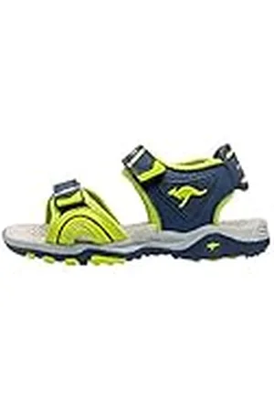 KangaROOS K-Track, Zapatillas Unisex Niños, Blau (Dark Navy/Lime 4054), 30 EU