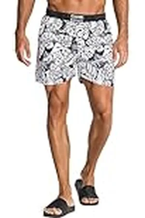 Gianni Kavanagh White Fighter Swimshorts Board Shorts, S Men