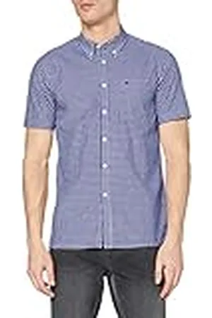 Merc London Of London - Camisa de Manga Corta con Cuello con Botones para Hombre, Color , Talla m