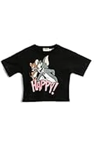 Koton Tom and Jerry Licensed-Camiseta de algodón, , 5-6 Años para Niñas