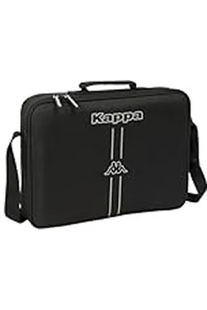 Safta M385 612575385, Kappa Dark-Cartera Extraescolares, Maletín Portatodo, Bandolera, Cómoda y Versátil, Calidad y Resistencia, 38x6x28 cm, Color Unisex niños, , M
